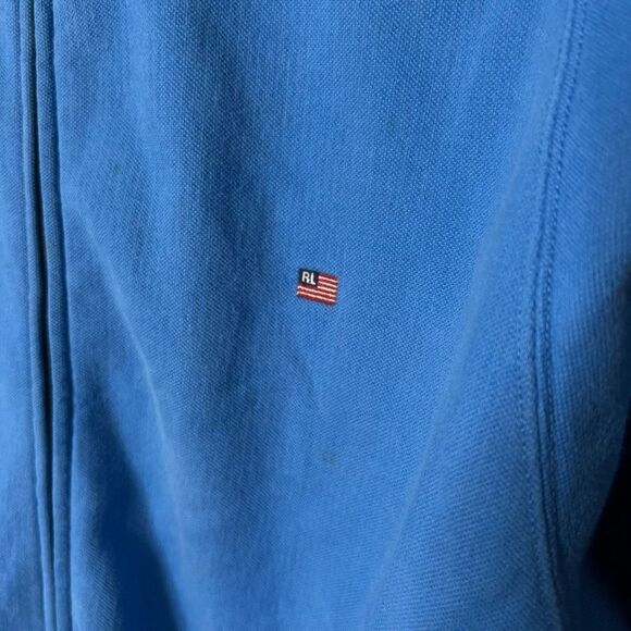 Y2K Polo Jeans Ralph Lauren Full Zip Mens Large - Picture 2 of 4